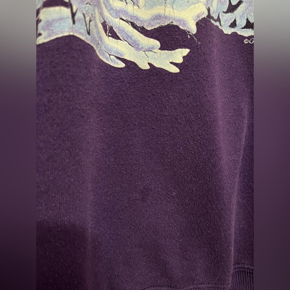 Vintage Gopher Sport Sweatshirt Church Snow Deer Crewneck Pullover Women's XL - Picture 12 of 14